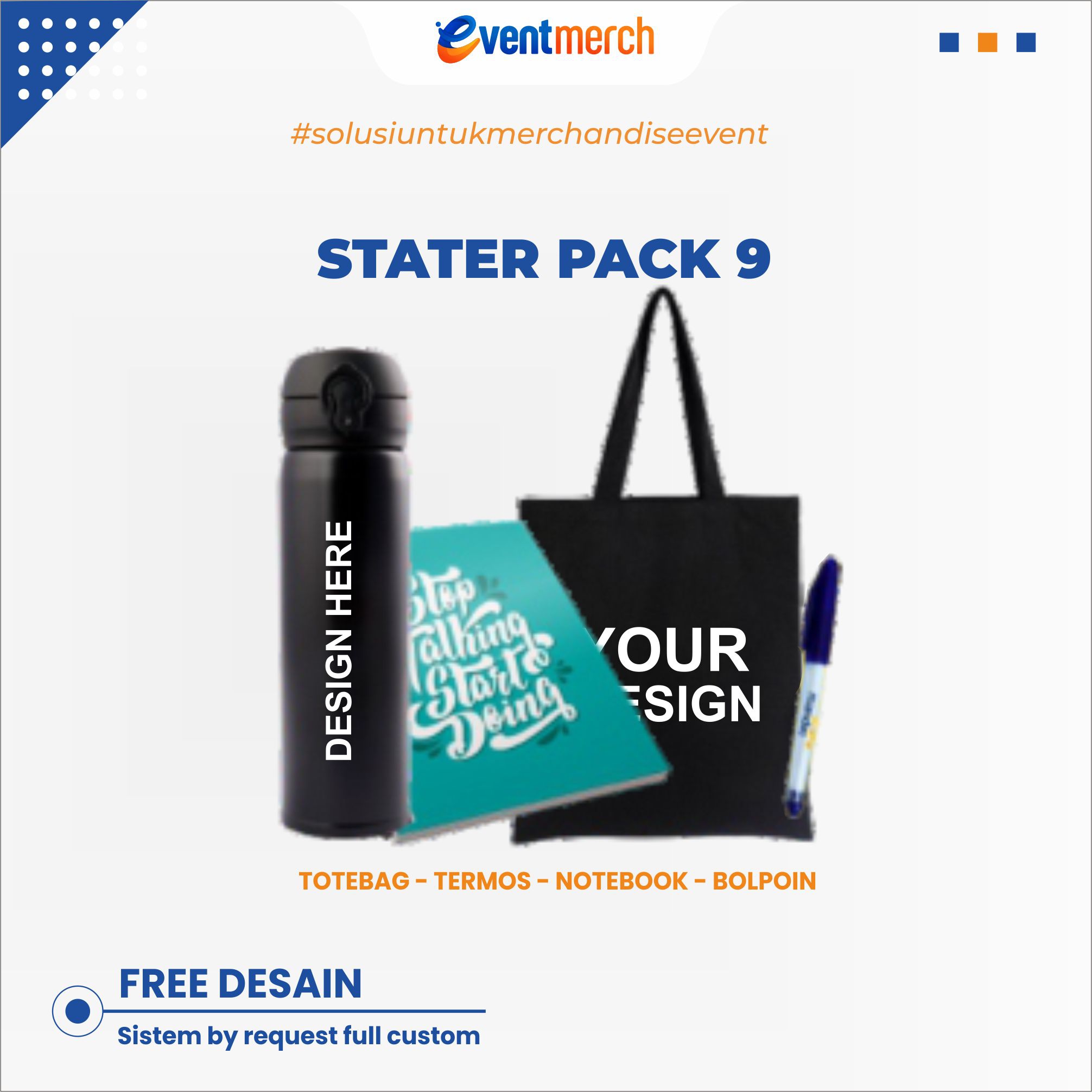 STATER PACK 9 BY EVENTMERCH