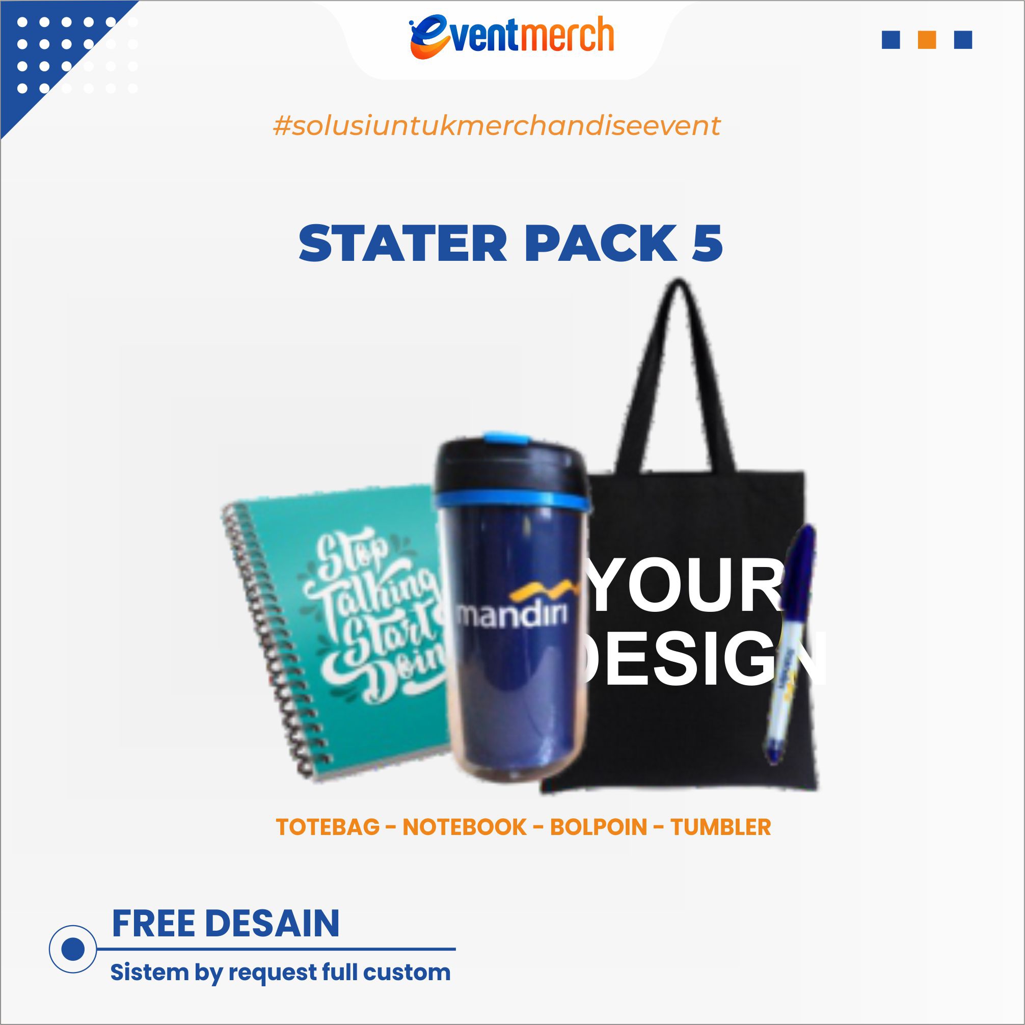 STATER PACK 5 BY EVENTMERCH