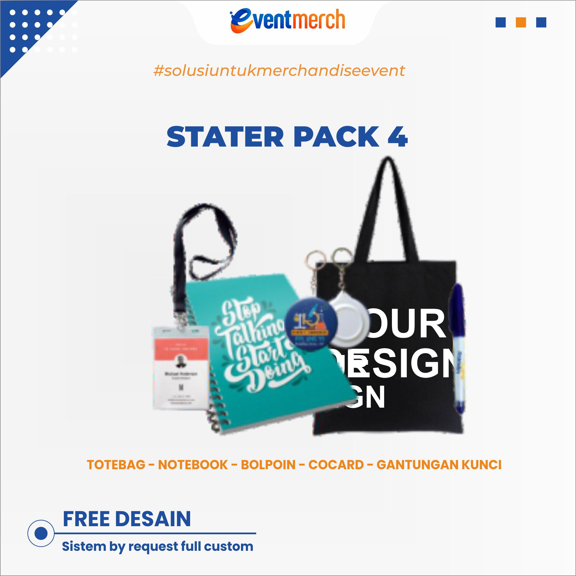 STATER PACK 4 BY EVENTMERCH