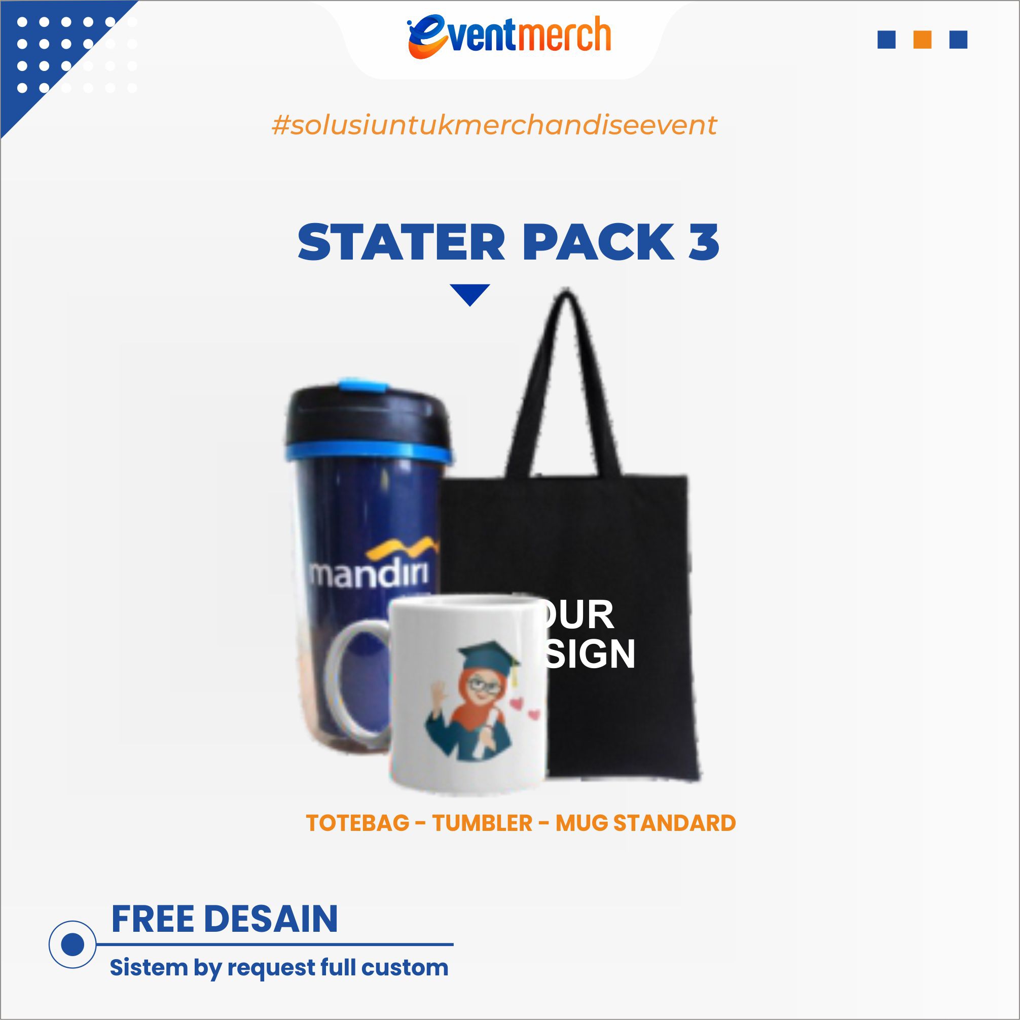 STATER PACK 3 BY EVENTMERCH