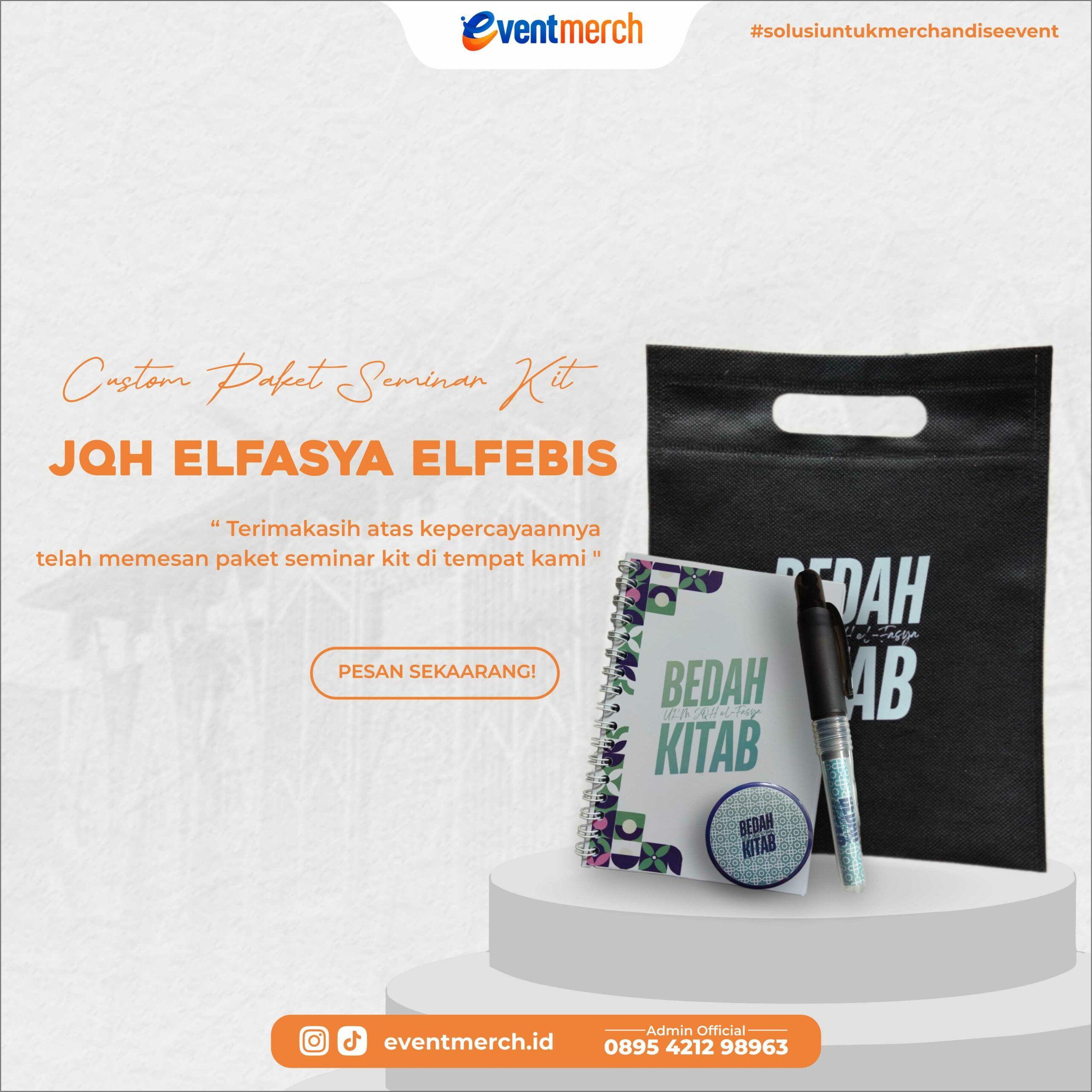 Custom Paket Seminar Kit – JQH ELFASYA ELFEBIS