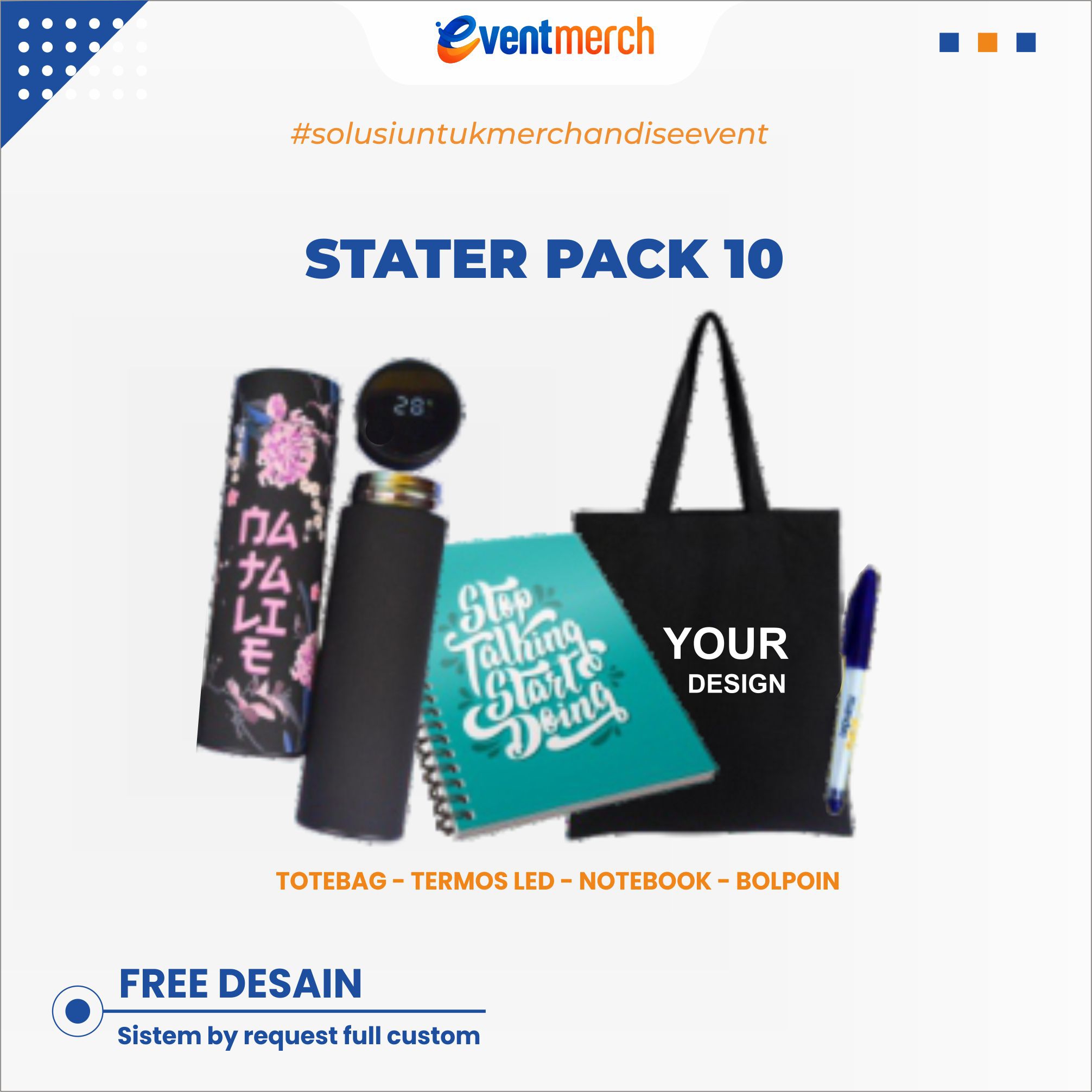 STATER PACK 10 BY EVENTMERCH