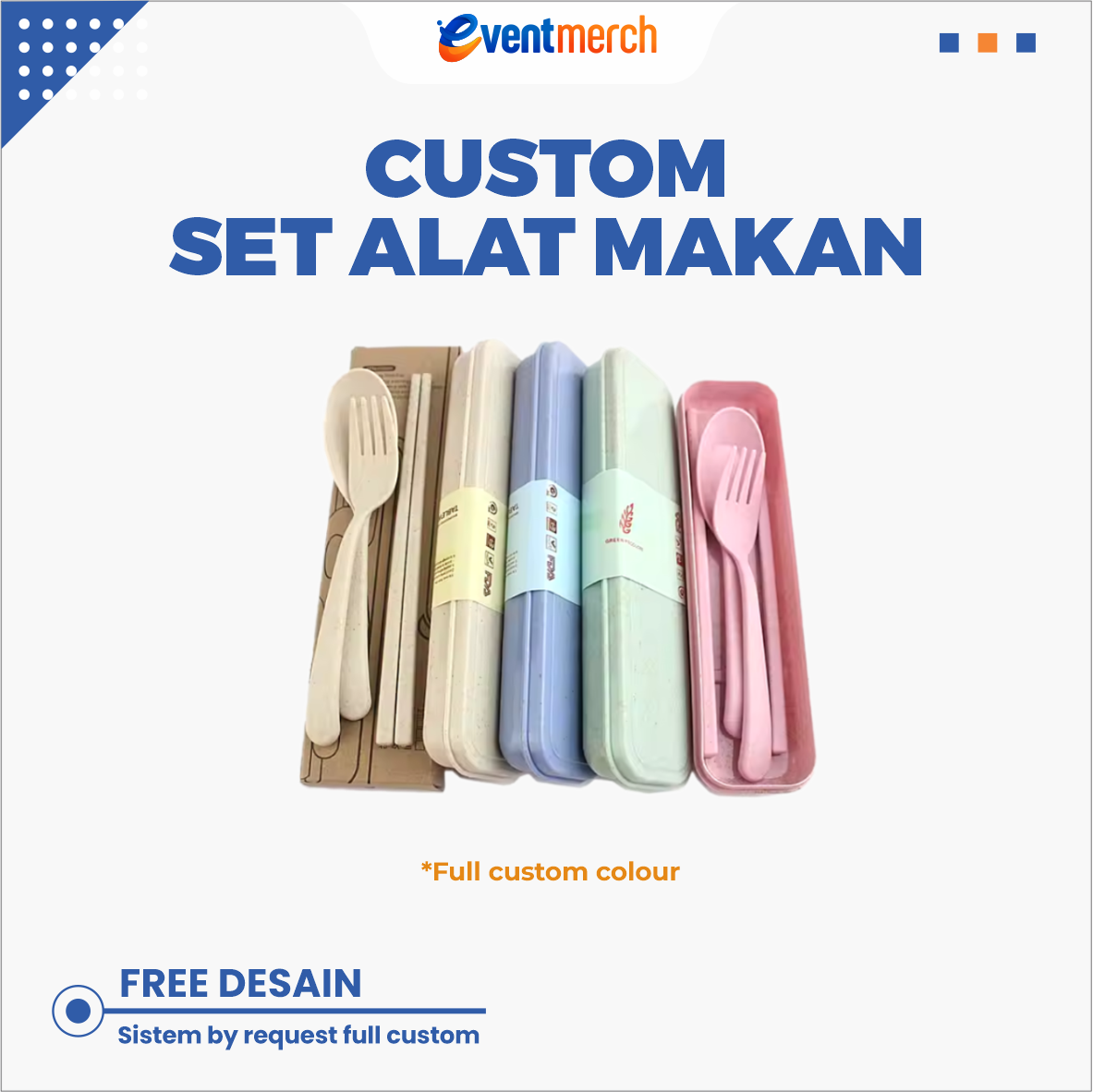 CUSTOM SET ALAT MAKAN